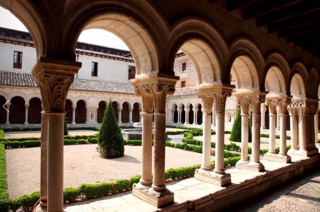 Claustro del monasterio de Las Huelgas, en Burgos.