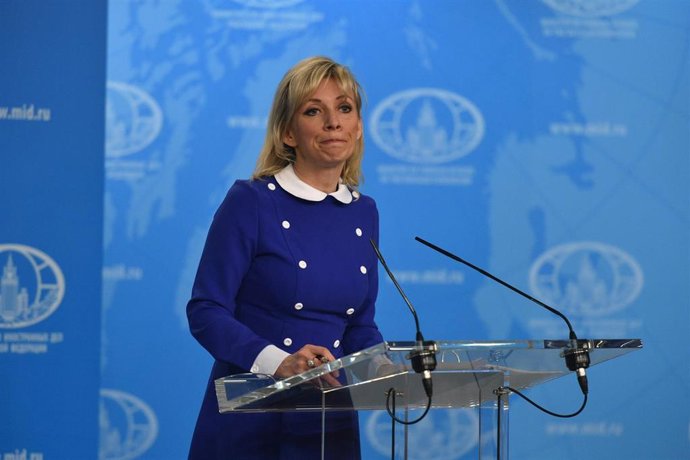 Archivo - La portavoz del Ministerio de Exteriores de Rusia, Maria Zajarova