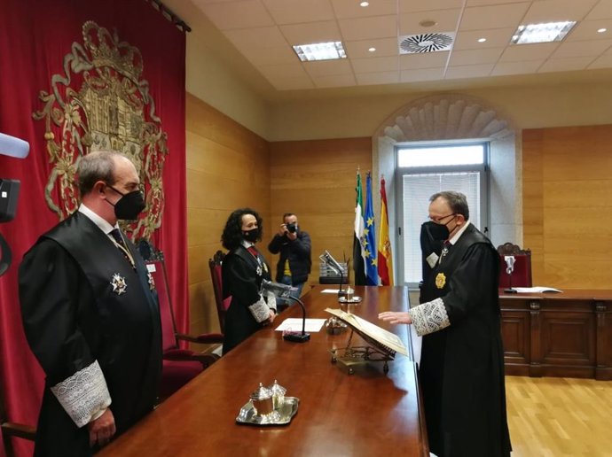 Toma de posesión del nuevo presidente de la Audiencia Provincial de Cáceres