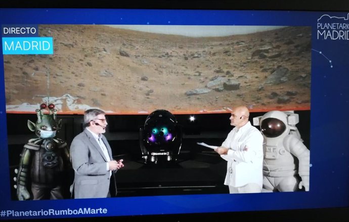 Actividad del Planetario de Madrid por el aterrizaje rover Perseverance de la NASA en Marte