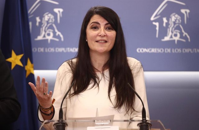 La portavoz de VOX en el Congreso, Macarena Olona