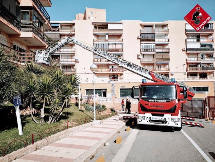 Rescate de la mujer atrapada