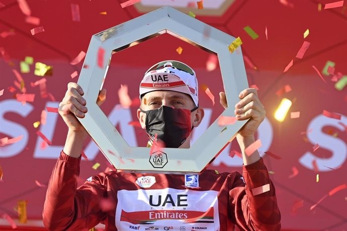 El ciclista esloveno Tadej Pogacar, campeón del UAE Tour 2021