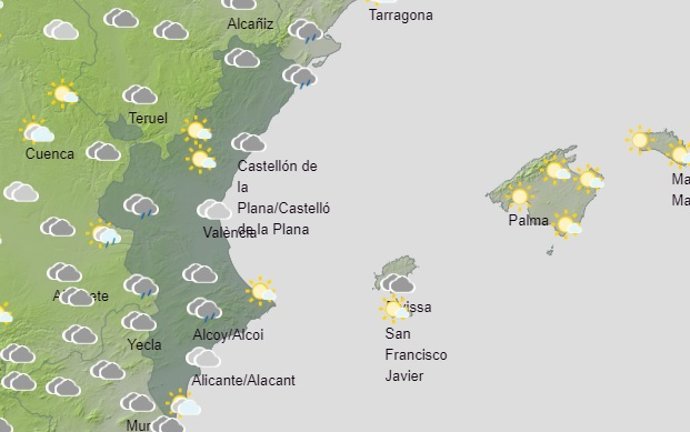 Predicción del tiempo para este domingo 28 de febrero