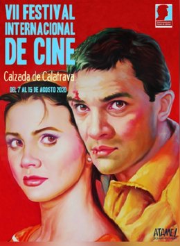Cartel del Festival Internacional de Cine de Calzada de Calatrava 2021.