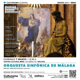 Cartel concierto de marchas procesionales de la OSPM