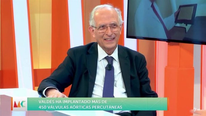 Mariano Valdés en una intervención en la televisión pública