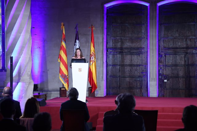 La presidenta del Govern en el acto institucional del Día de Baleares