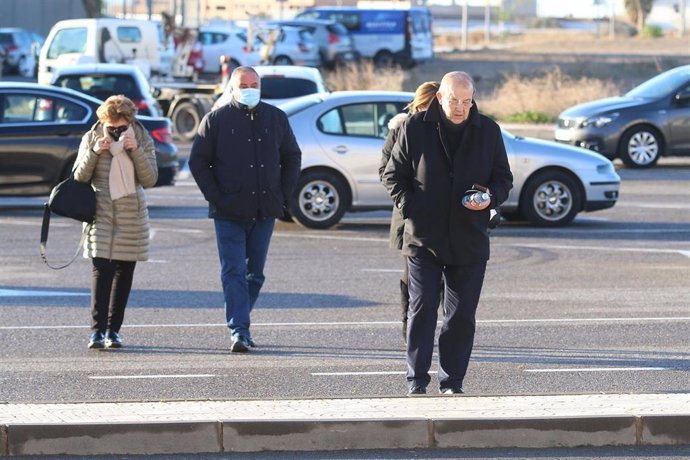 Archivo - El ex alcalde de Elegido, Juan Enciso, a la llegada a el macrojuicio del caso 'Poniente'