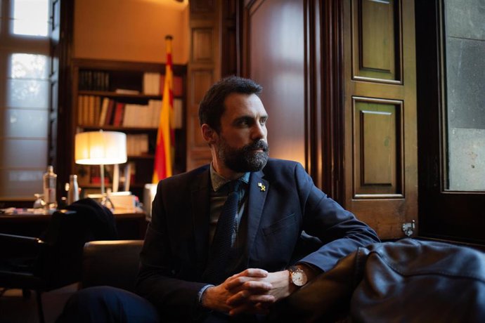 Archivo - El presidente del Parlament, Roger Torrent.