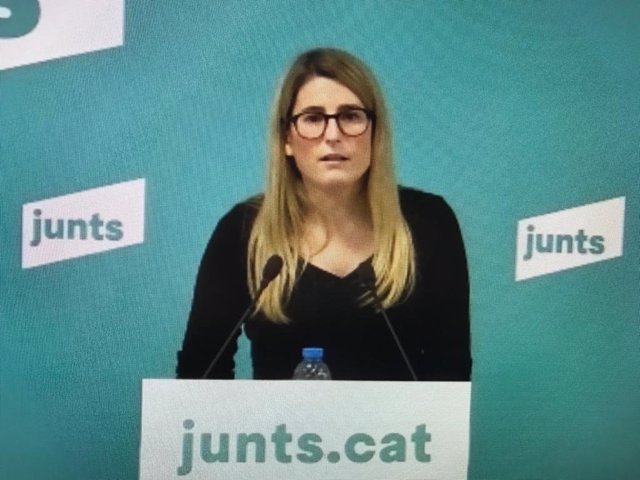 La vicepresidenta de Junts, Elsa Artadi