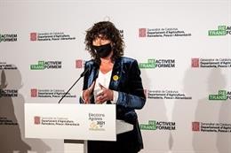 La consellera de Agricultura, Ganadería, Pesca y Alimentación de la Generalitat, Teresa Jord, este lunes
