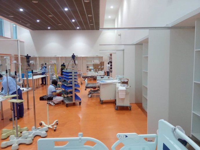 Archivo - Nuevas camas UCI habilitadas en el Hospital Universitario Central de Asturias (HUCA) para pacientes con coronavirus, COVID-19.