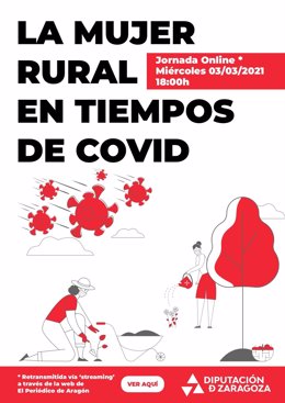 La DPZ se suma a la conmemoración del 8-M con una jornada online sobre la mujer rural y la COVID.