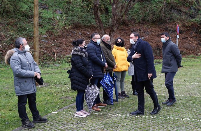 Adrián Barbón, en Valdés