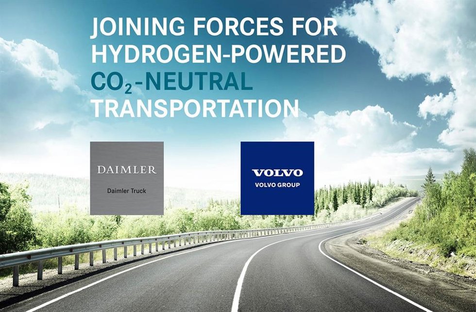 Logo de Volvo Group y Daimler Truck.