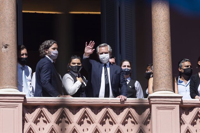 Alberto Fernández en la Casa Rosada