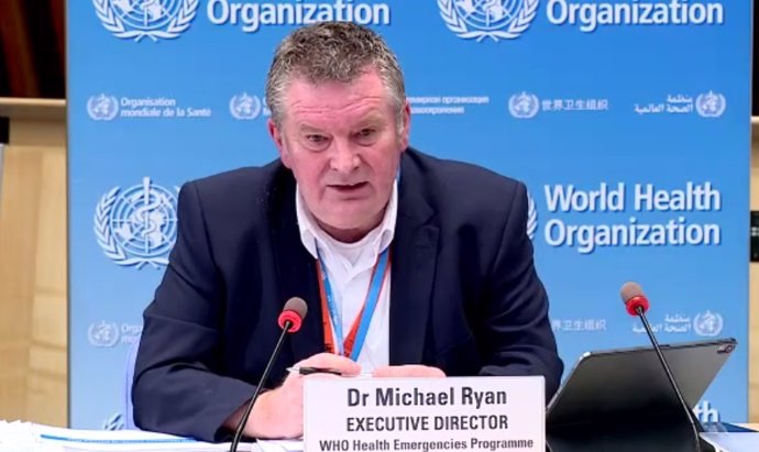 El director Executiu del Programa d'Emergncies Sanitries de l'Organització Mundial de la Salut (OMS), Mike Ryan, en roda de premsa des de Ginebra (Sussa), a 1 de mar de 2021.