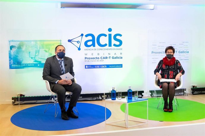 El conselleiro de Sanidade, Julio García Comesaña, anuncia para este año un centro de producción de medicamentos 'CAR-T'.