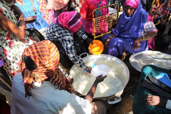 Archivo - Refugiados etíopes en Sudán
