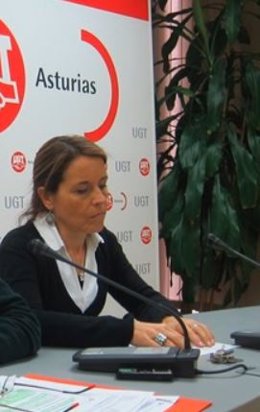 Archivo - La secretaria de Política Sindical de UGT Asturias, Mar Celemín.