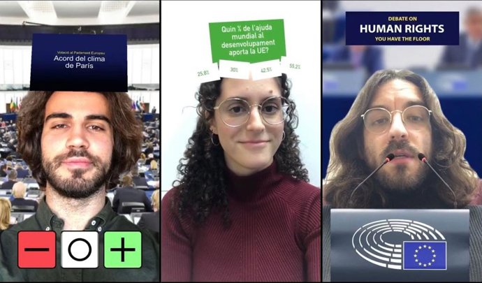 La Oficina del Parlamento Europeo en Barcelona explica la UE y el PE en 11 filtros de Instagram
