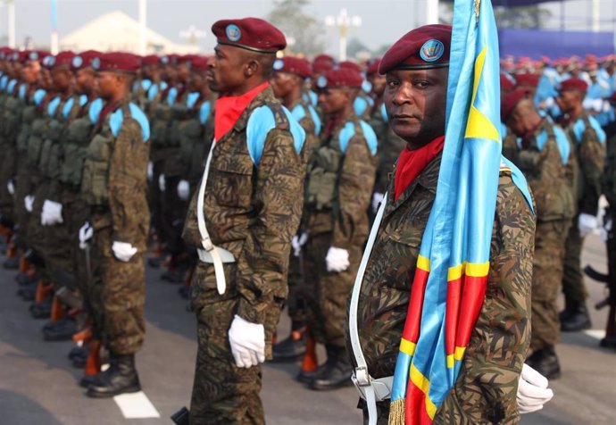 Archivo - Soldados de RDC
