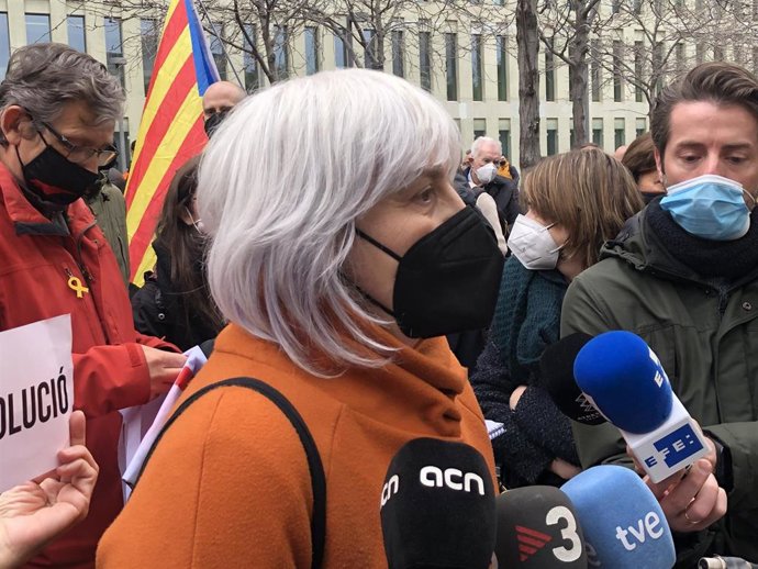 La candidata de la CUP, Dolors Sabater