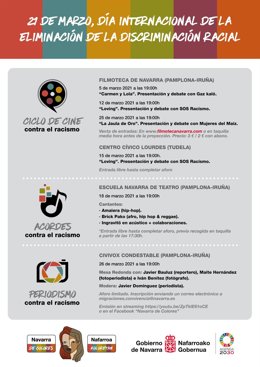 Programación elaborada para la celebración del Día contra la Discriminación Racial