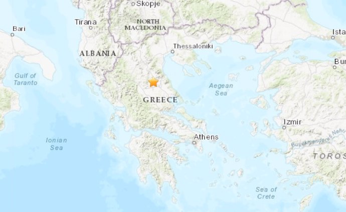 Terremoto de magnitud 5,9 en la escala de Richter en Grecia