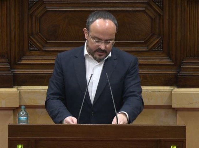 El presidente del PP catalán, Alejandro Fernández