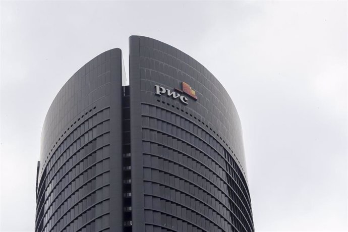 Torre de PwC en España, en Madrid (España).