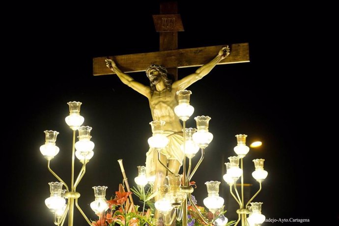 Archivo - La Cofradía del Santísimo Cristo de los Pescadores de Cabo de Palos prepara su Semana Santa
