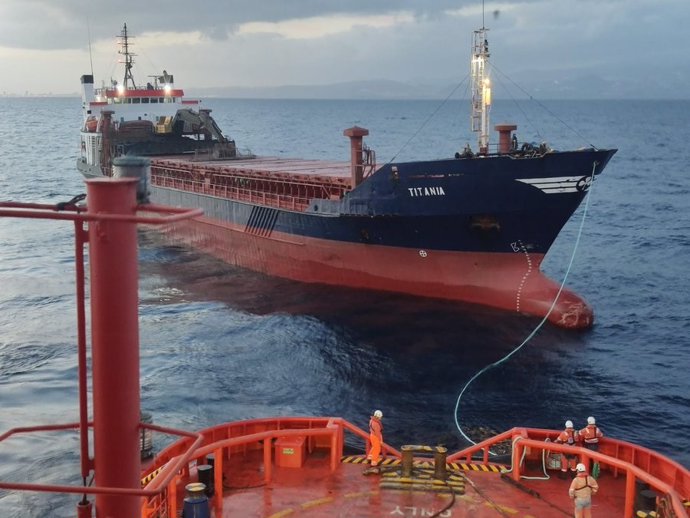 Rescate de Salvamento Marítimo al 'Titania'