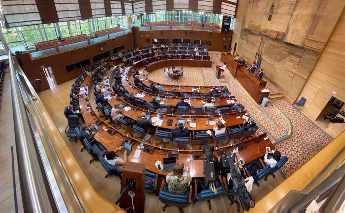 Archivo - Hemiciclo de la Asamblea de Madrid 