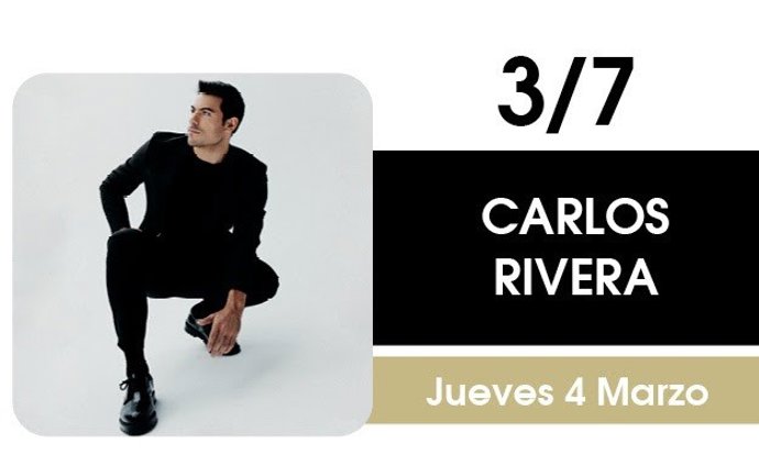 Cartel de Carlos Rivera en Starlite