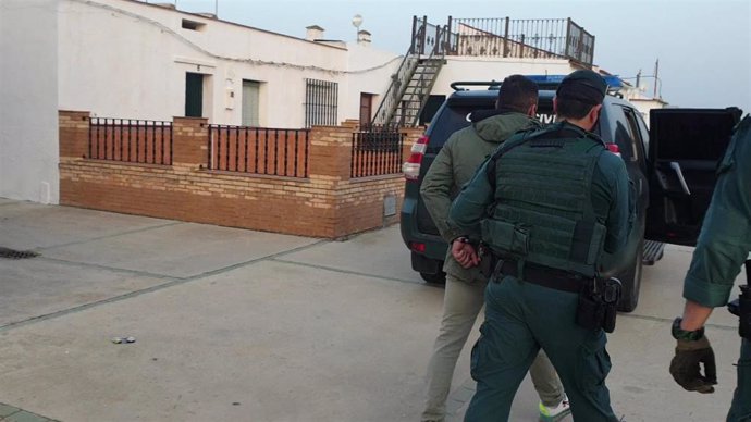 Imagen de la operación de la Guardia Civil