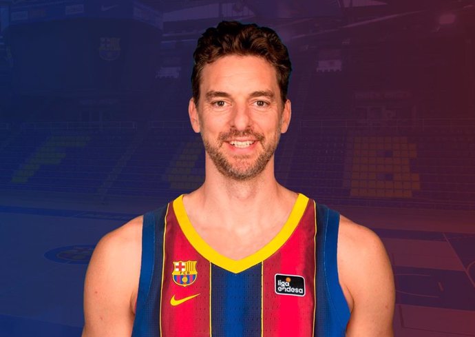El jugador de baloncesto Pau Gasol, en su vuelta al Bara para disputar el tramo final de la temporada 2020/21