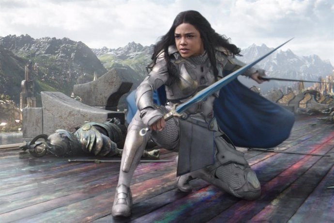 Valkyria (Tessa Thompson) cambia de apariencia en el rodaje de Thor: Love and Thunder
