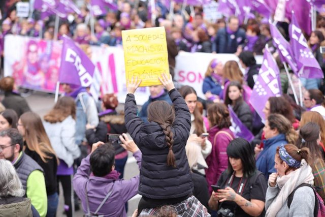Manifestación del 8M en Madrid. Archivo