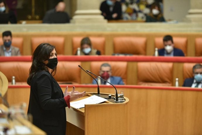 Archivo - La presidenta del Gobierno riojano, Concha Andreu