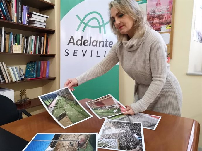 Archivo - La concejal de Adelante Sevilla Eva Oliva en una imagen de archivo