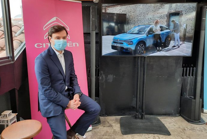 El director de la firma automovilística Citron para España y Portugal, Nuno Marques.