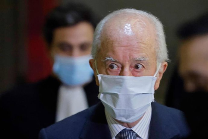 Archivo - Edouard Balladur, ex primer ministro de Francia