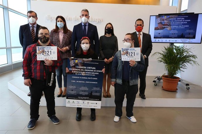 Presentación de la I Carrera Virtual a Beneficio de la Asociación Down Málaga