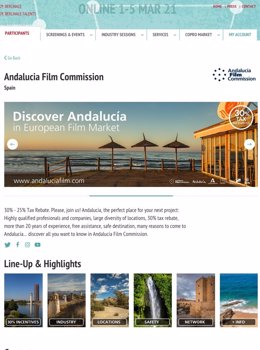Andalucia Film Commission muestra los incentivos de rodar en la comunidad en el European Film Market.