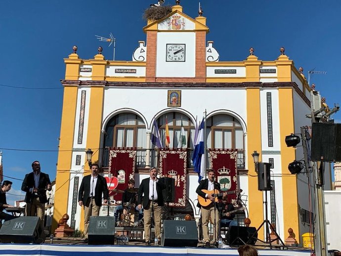 El grupo Brumas en una de sus actuaciones