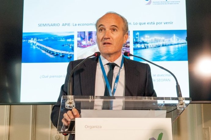 Archivo - El presidente de Seopan, Julián Núñez