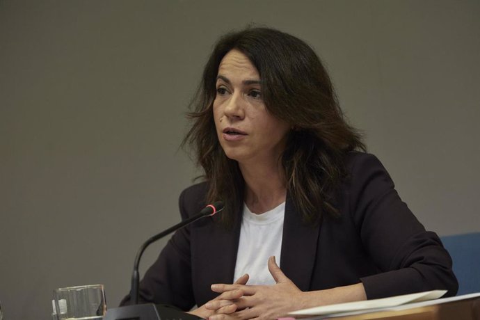 La secretaria de Estado de Sanidad, Silvia Calzón, durante una rueda de prensa para informar sobre el seguimiento de la pandemia por COVID-19, en Madrid (España), a 25 de febrero de 2021.