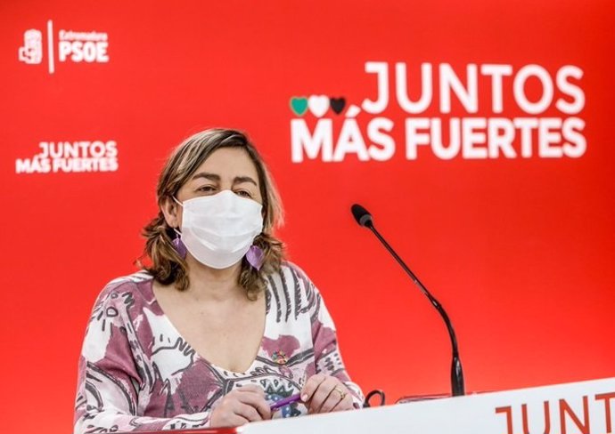 La secretaria de Igualdad del PSOE de Exrtremadura, Amelia Molero.